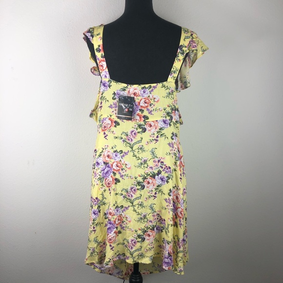 NWT PLUs Forever 21 Floral Dress - Picture 4 of 4